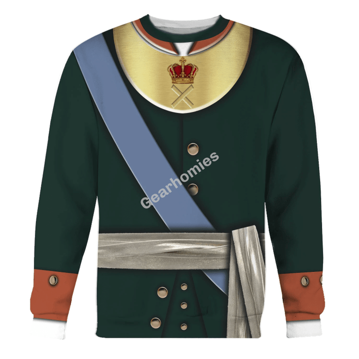 Gearhomies Unisex Sweatshirt Emperor Pyotr I of Russia (1969 - 1725) 3D Apparel