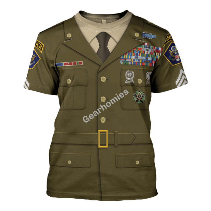 Gearhomies Unisex T-Shirt US Army Greens 3D Apparel