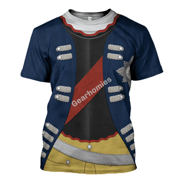 Gearhomies Unisex T-Shirt Frederick The Great 3D Apparel