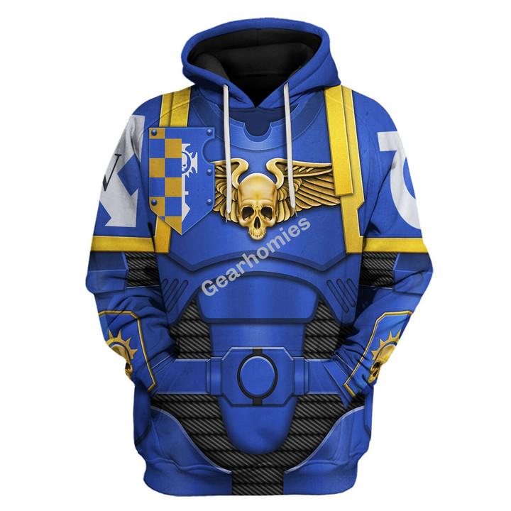 GearHomies Unisex Hoodie Primaris Lieutenant 3D Costumes