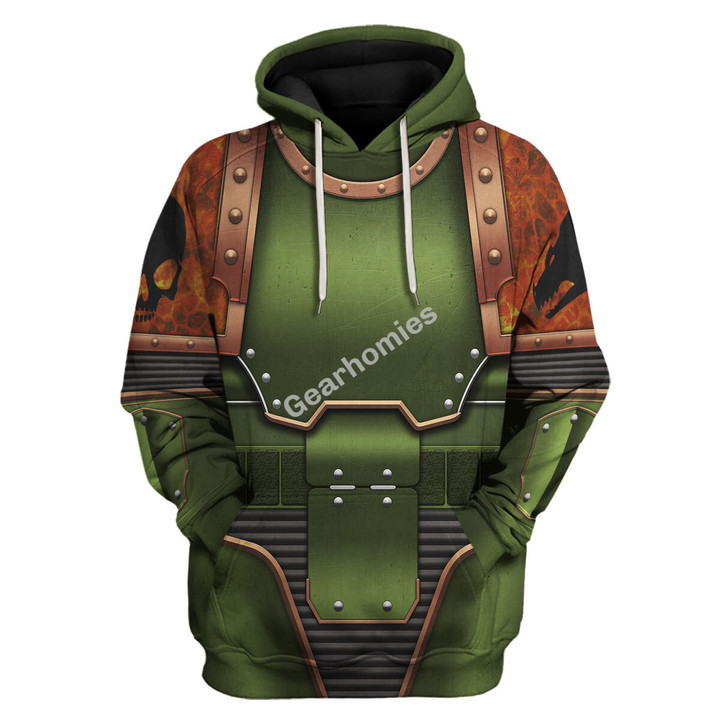GearHomies Unisex Hoodie Salamanders in Mark III Power Armor 3D Costumes