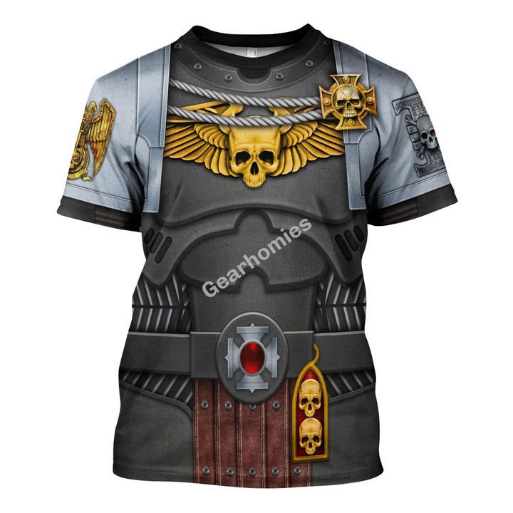 GearHomies Unisex T-shirt Deathwatch Captain 3D Costumes