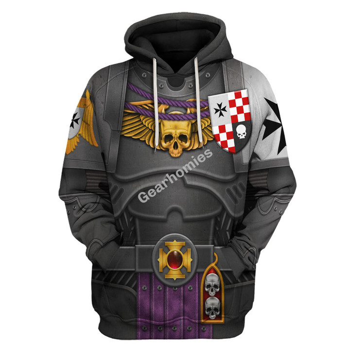 Black Templars Captain Hoodies Pullover Sweatshirt Tracksuit