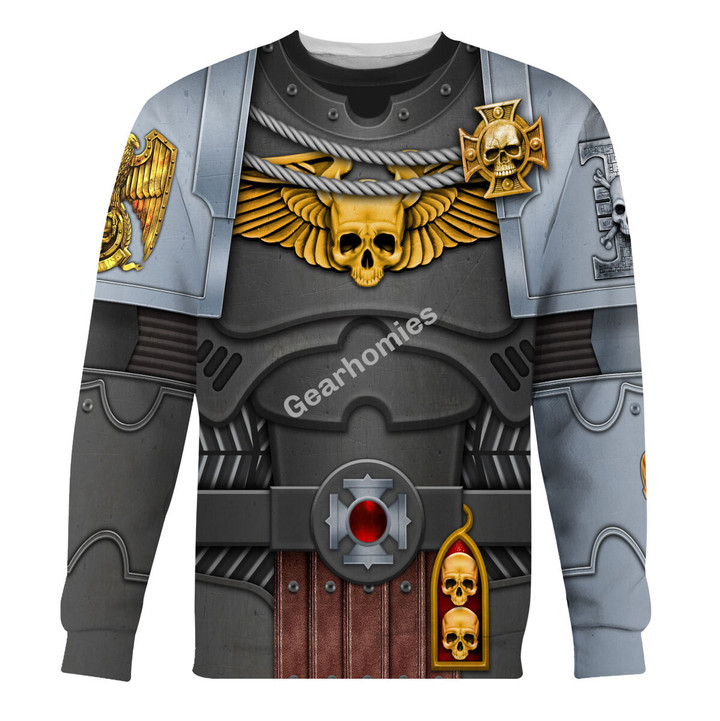 GearHomies Unisex Sweatshirt Deathwatch Captain 3D Costumes