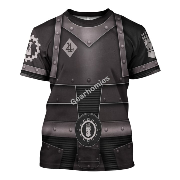 GearHomies Unisex T-shirt Pre-Heresy Iron Hands in Mark II Crusade 3D Costumes