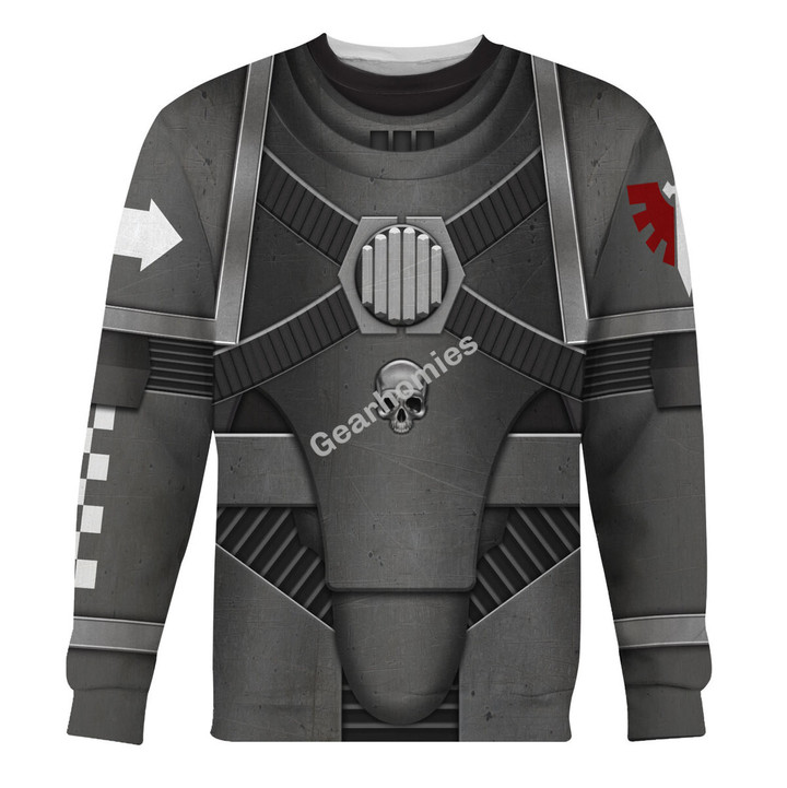 GearHomies Unisex Sweatshirt Pre-Heresy Dark Angels in Mark IV Maximus Power Armour 3D Costumes