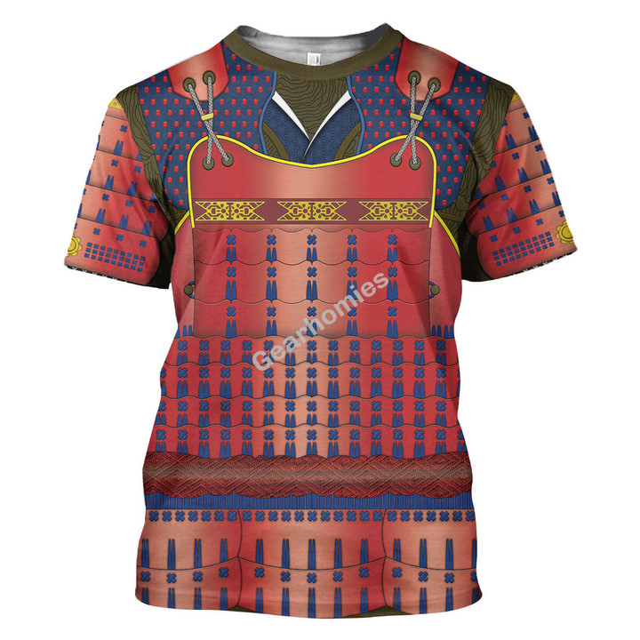 GearHomies Unisex T-shirt The Last Samurai Armor 3D Costumes