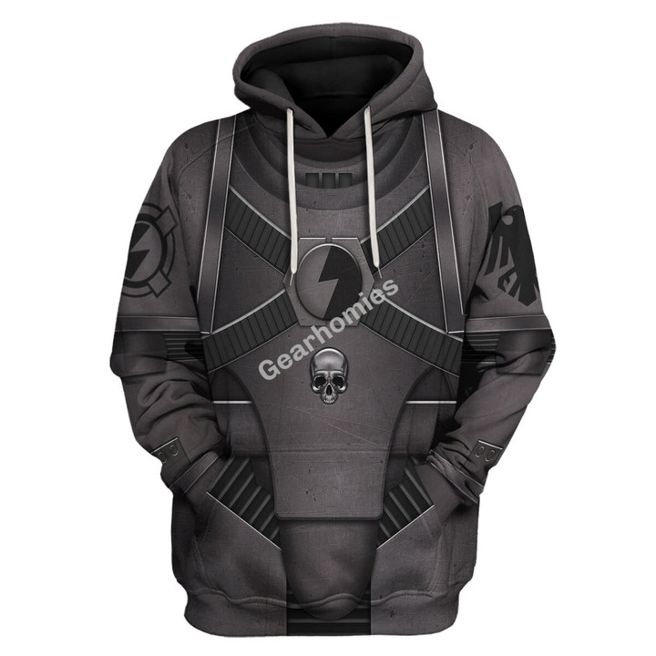 GearHomies Unisex Hoodie Pre-Heresy Raven Guard in Mark IV Maximus Power Armor 3D Costumes