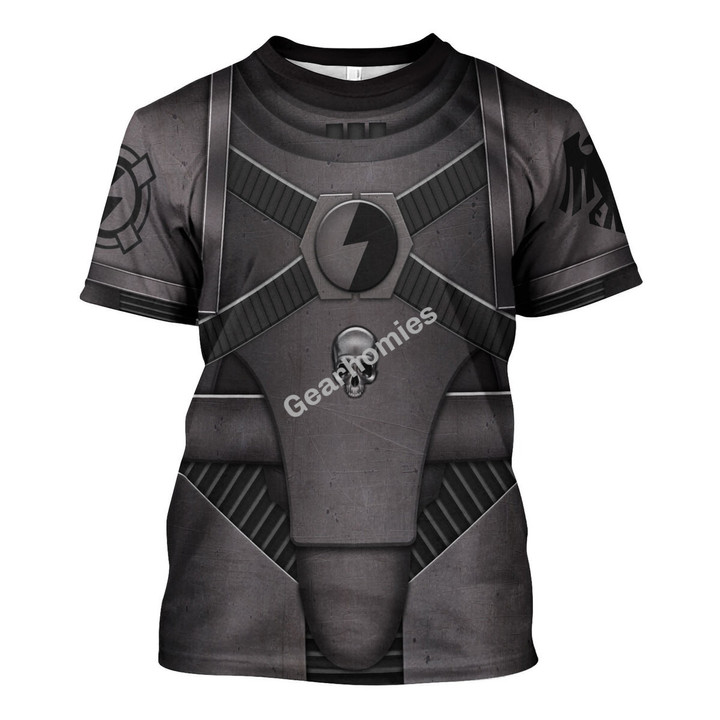 GearHomies Unisex T-shirt Pre-Heresy Raven Guard in Mark IV Maximus Power Armor 3D Costumes