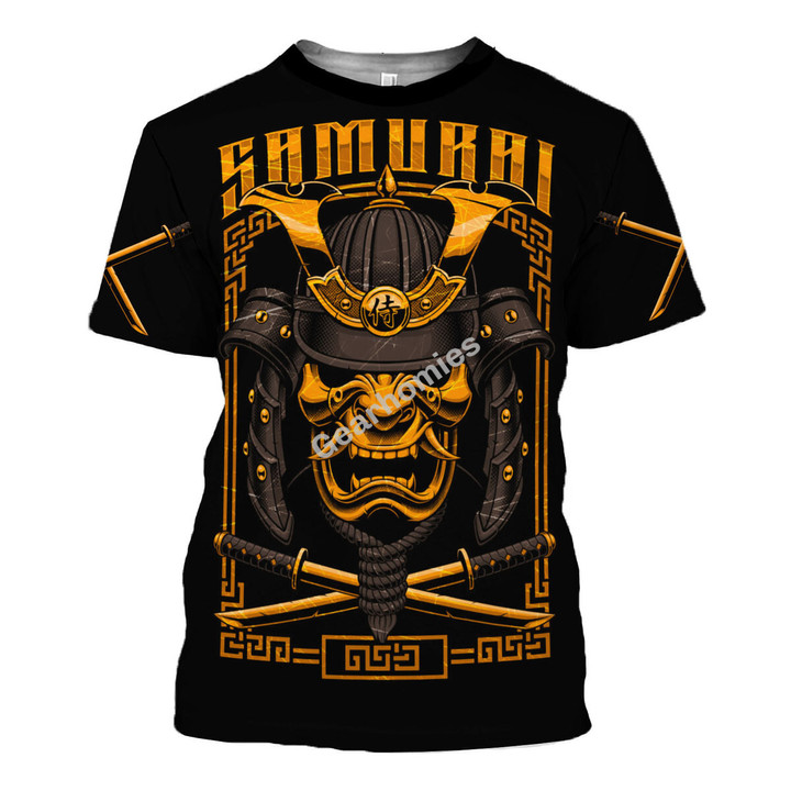 GearHomies Unisex T-shirt Samurai 3D Costumes