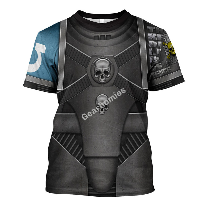 GearHomies Unisex T-shirt Pre-Heresy Deathwatch in Mark IV Maximus Power Armor 3D Costumes