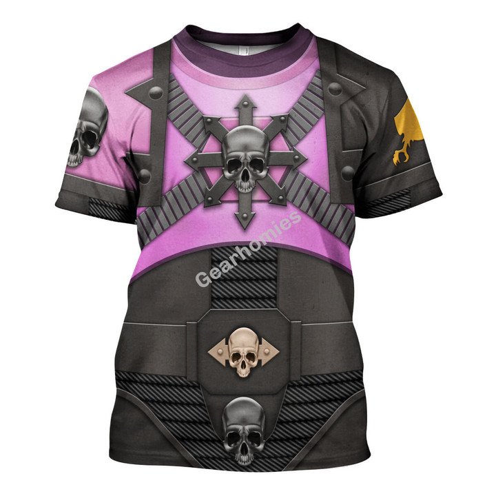 GearHomies Unisex T-shirt Emperor's Children Chaos Space Marines 3D Costumes