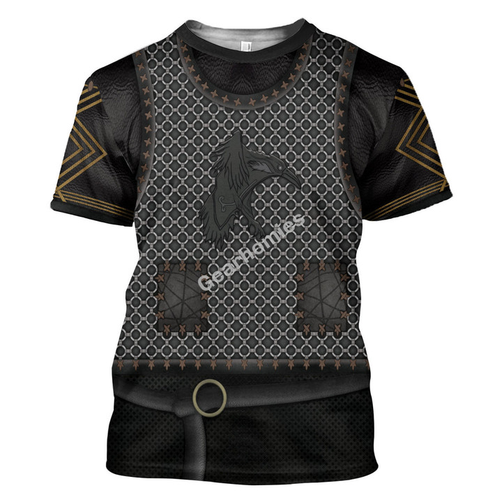 GearHomies Unisex T-shirt Ragnar Lothbrok 3D Costumes
