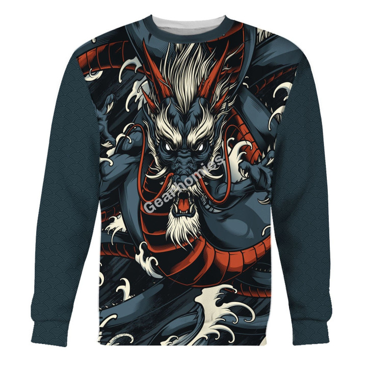 GearHomies Unisex Sweatshirt Dragon 3D Costumes