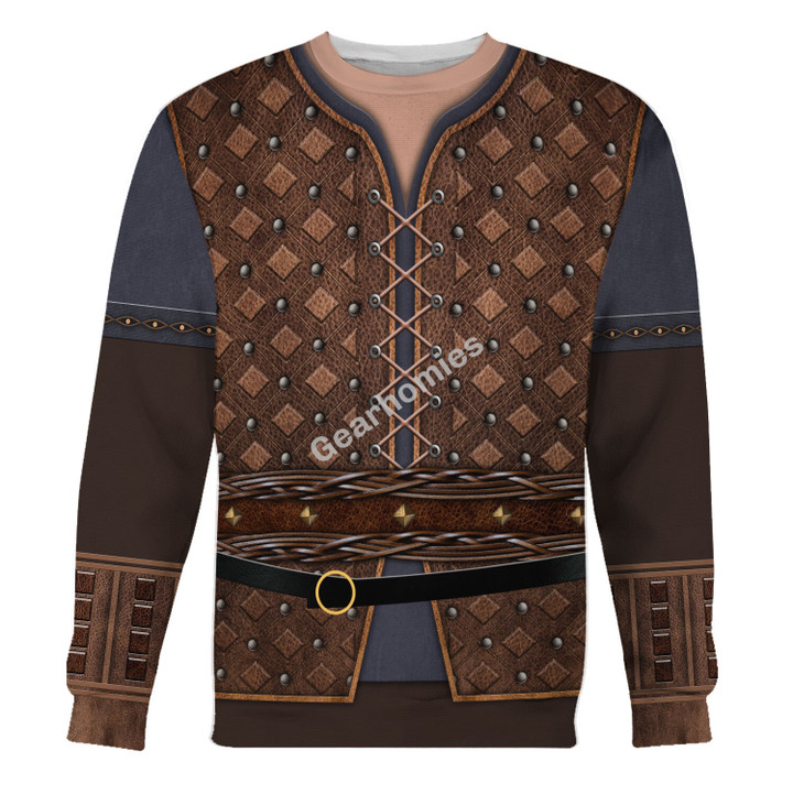 GearHomies Unisex Sweatshirt Bjorn Lothbrok 3D Costumes