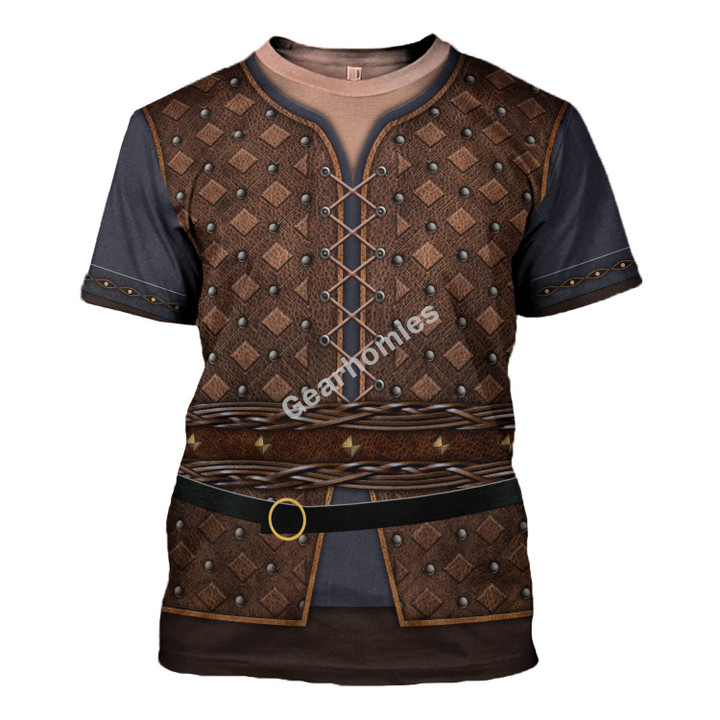 GearHomies Unisex T-shirt Bjorn Lothbrok 3D Costumes