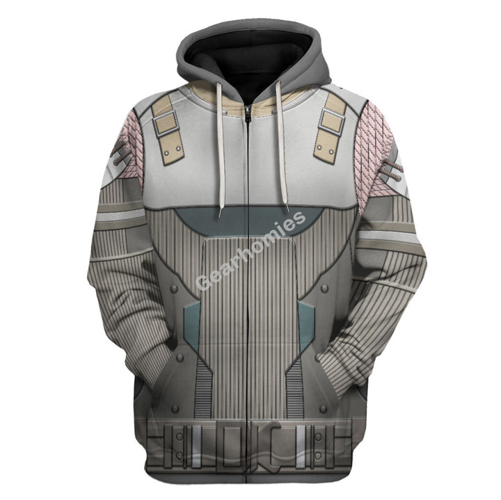 GearHomies Unisex Zip Hoodie Refugee Titan Armor Set 3D Costumes