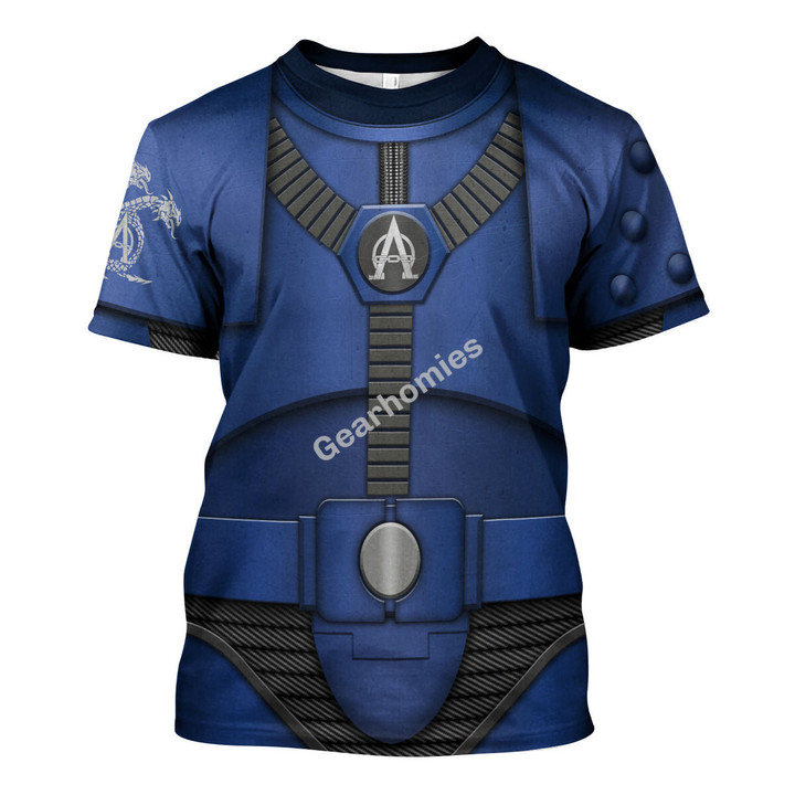 GearHomies Unisex T-shirt Pre-Heresy Alpha Legion Colour Scheme 3D Costumes