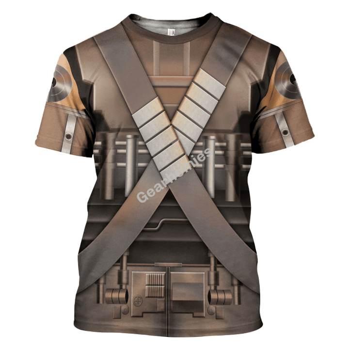Gearhomies Unisex T-Shirt IG 11 Robot 3D Apparel