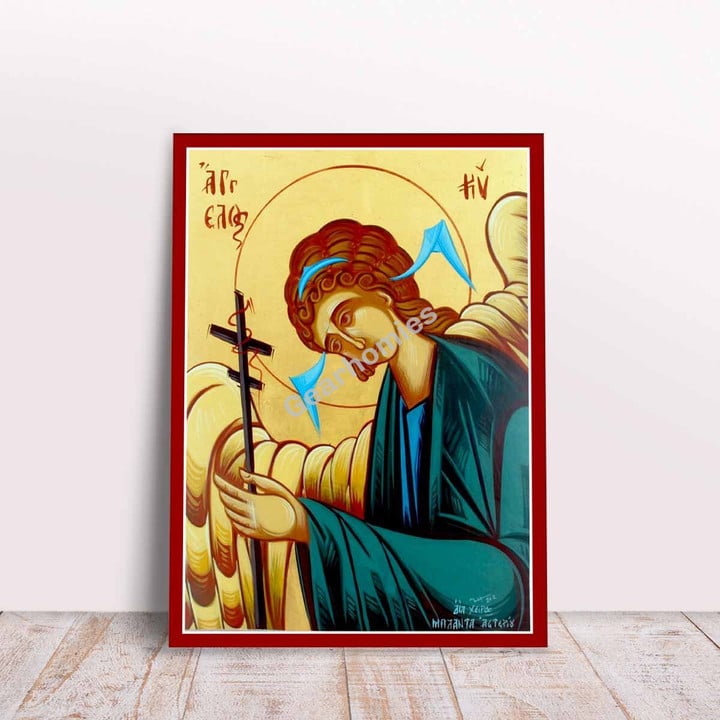GearHomies Canvas Angel of the Lord Greek Byzantine Orthodox Christian