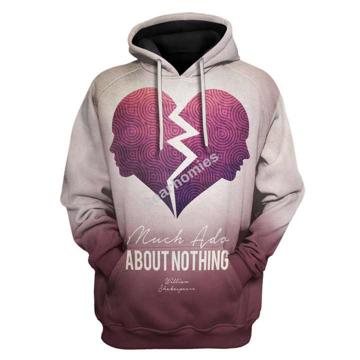 GearHomies Tops Pullover Sweatshirt William Shakespeare Much Ado About Nothing 3D Apparel