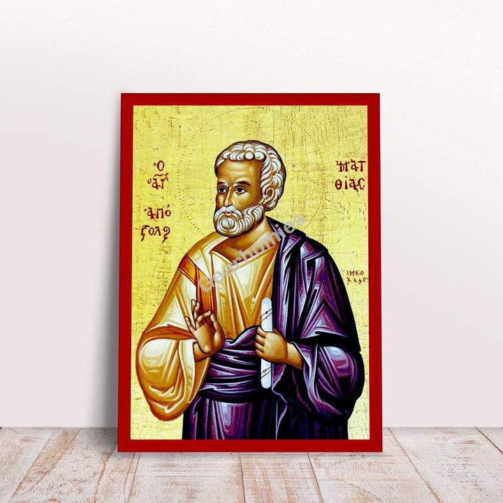GearHomies Canvas Saint Apostle Matthias Greek Byzantine Orthodox Christian
