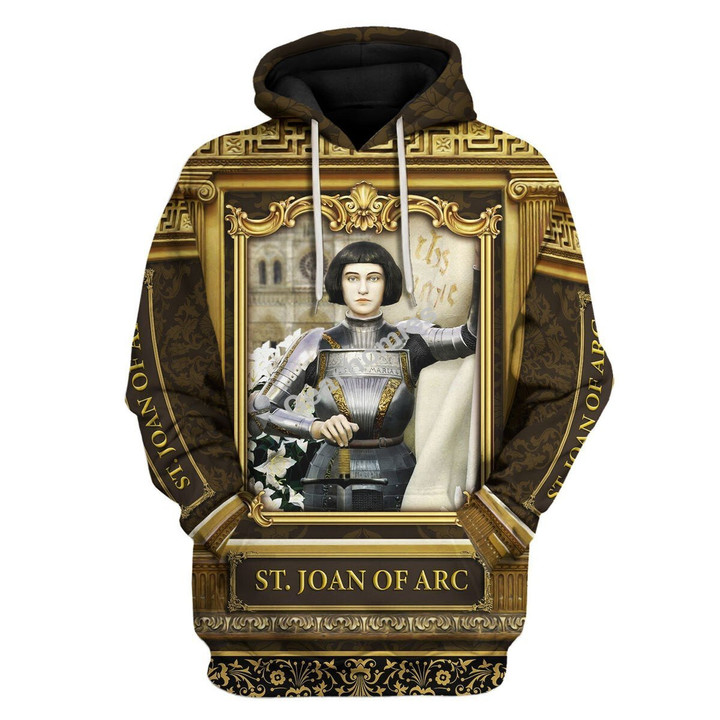 GearHomies Tracksuit Hoodie Pullover Sweatshirt Joan of Arc 3D Apparel