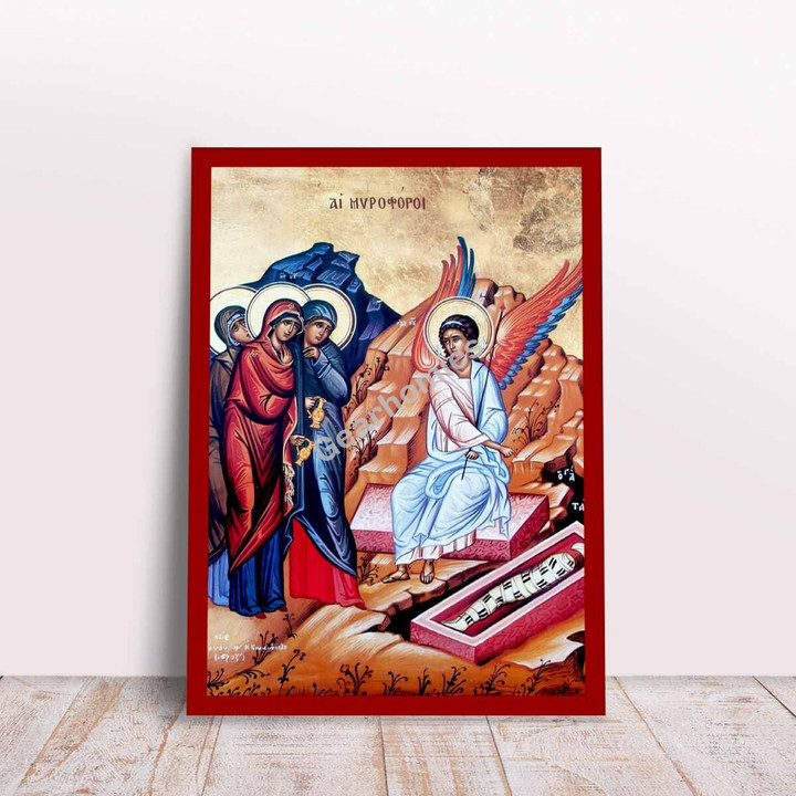 GearHomies Canvas Jesus Christ and the Myrrhbearers Greek Byzantine Orthodox Christian