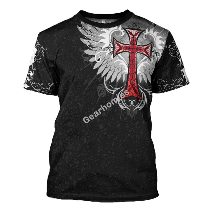 GearHomies T-shirt Christ Jesus Red Cross