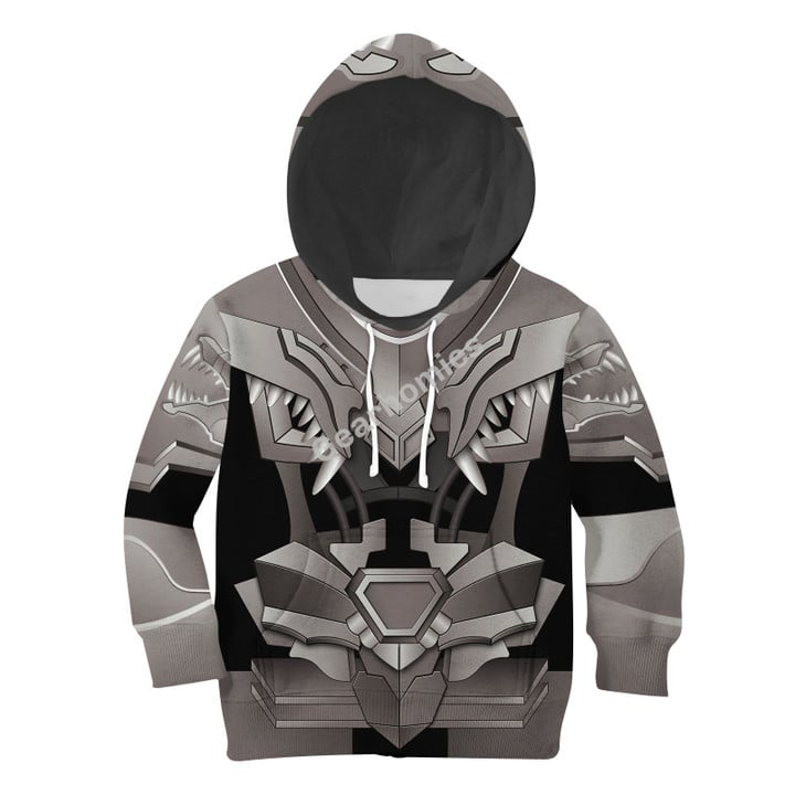 Gearhomies Unisex Kid Hoodie Pullover Sweatshirt The Last Knight Knight Armor Turbo Changer Grimlock 3D Costumes