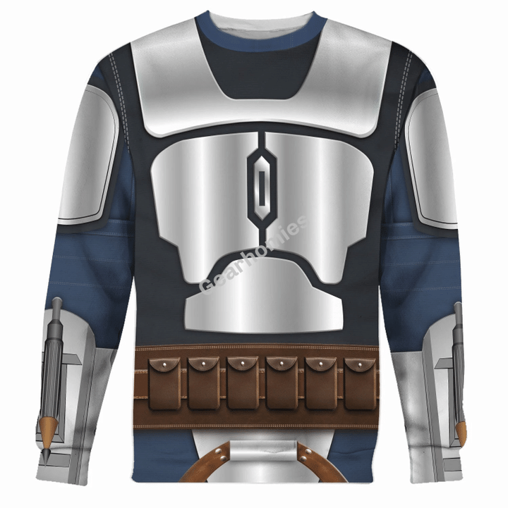Gearhomies Unisex Sweatshirt Mandalorian 3D Apparel