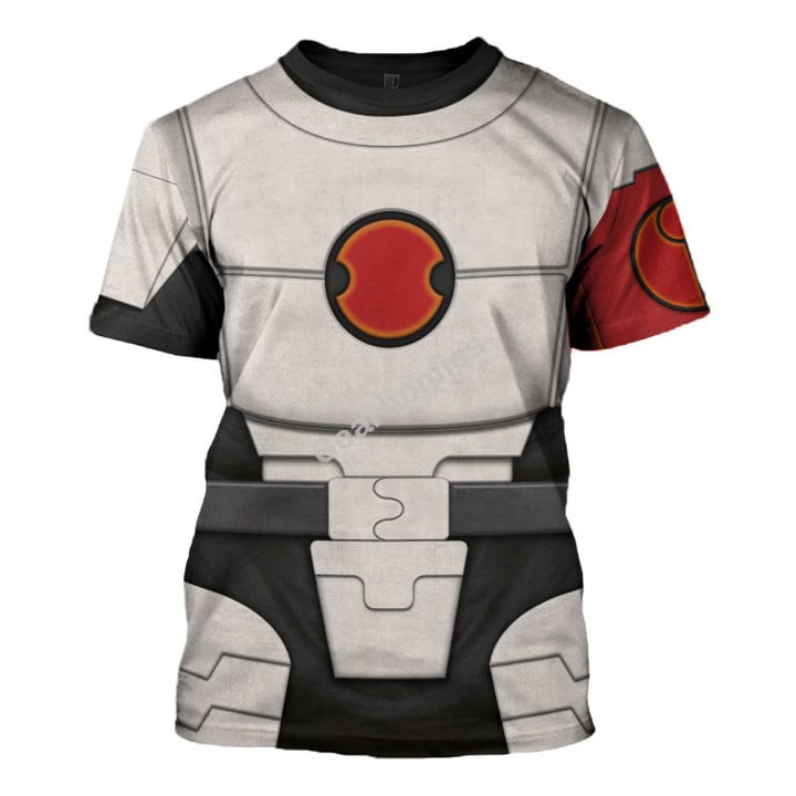 Gearhomies Unisex T-shirt Fire Warrior Tau Empire 3D Costumes