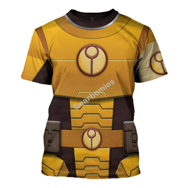 Gearhomies Unisex T-Shirt Greater Good Deep Strike Veteran Tau Empire 3D Costumes