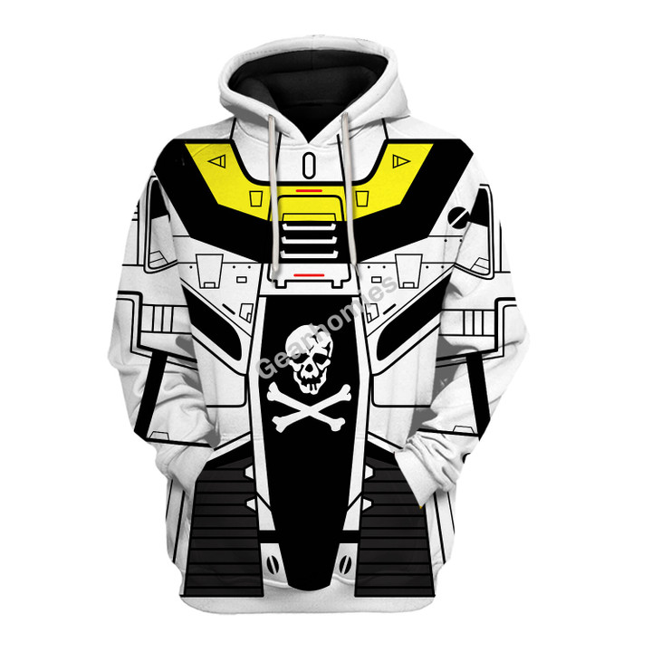Gearhomies Tracksuit Robotech Skull One Valkyrie 3D Costumes