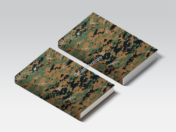 American MARPAT Marine pattern Woodland CAMO Hardcover Journals