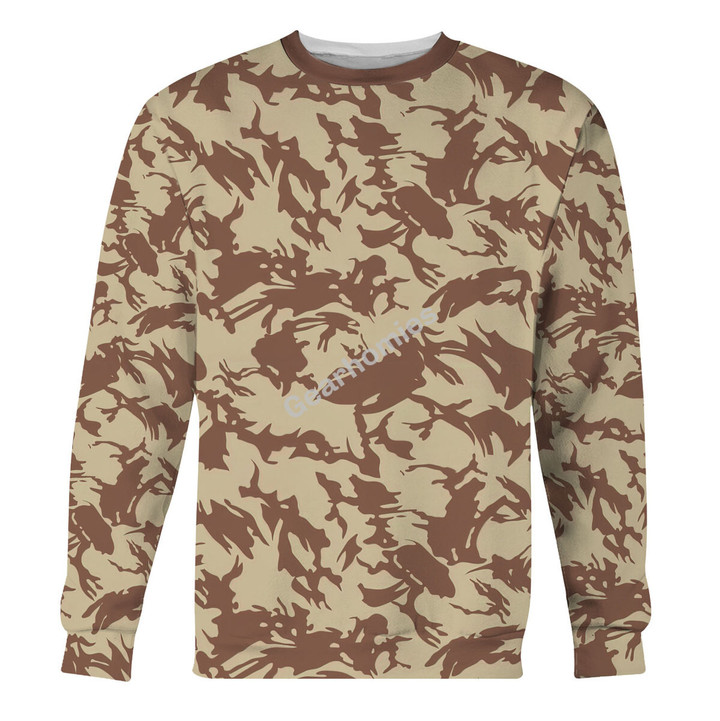 Bristish Desert (DPM) Camo Pattern Sweatshirt
