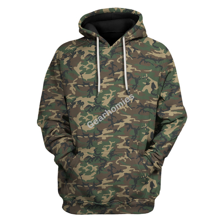 Army of the Republic of Vietnam Special Force South Vietnam Tiger Stripe CAMO Hoodies Pullover Sweatshirt Tracksuit