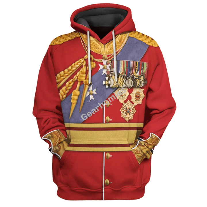 King George V Historical Hoodies Pullover Sweatshirt Tracksuit