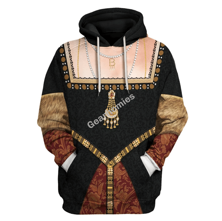 Anne Boleyn Historical Hoodies Pullover Sweatshirt Tracksuit