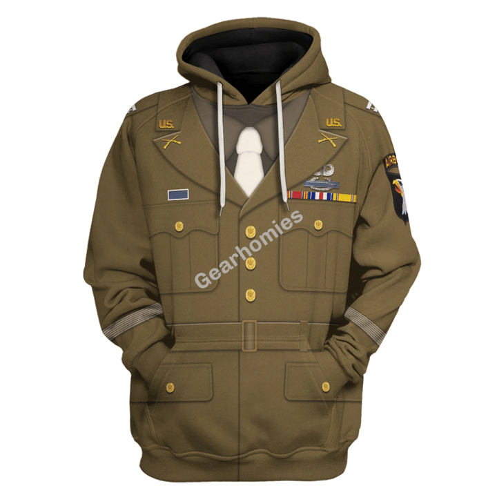 U.S General WWII Historical Hoodies Pullover Sweatshirt Tracksuit