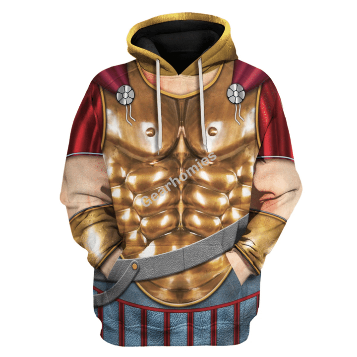 Spartan Hoplite Armour Historical Hoodies Pullover Sweatshirt Tracksuit