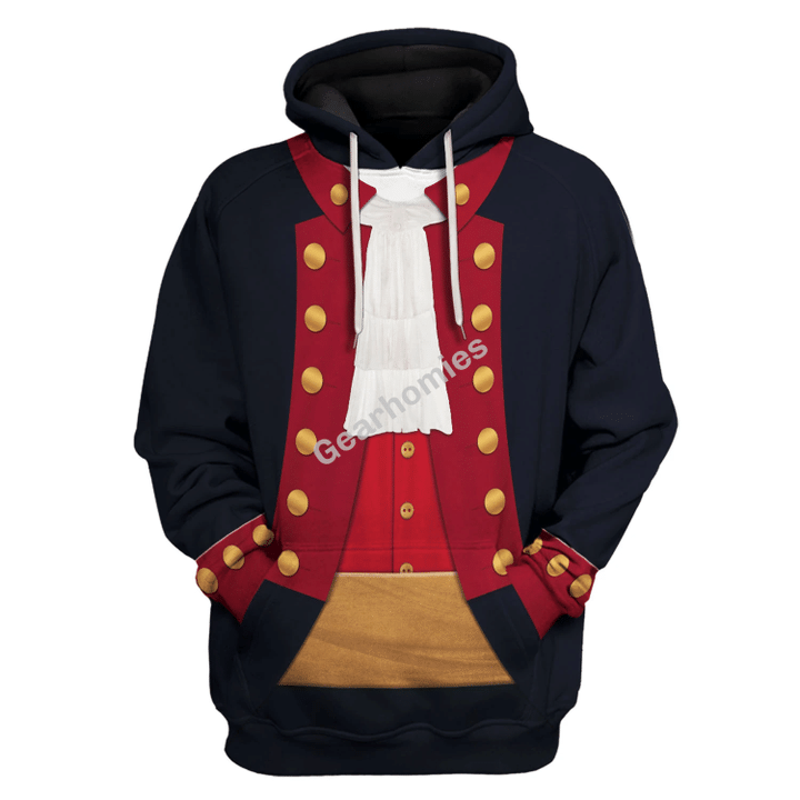 John Paul Jones Revolutionary War Historical Hoodies Pullover Sweatshirt Tracksuit