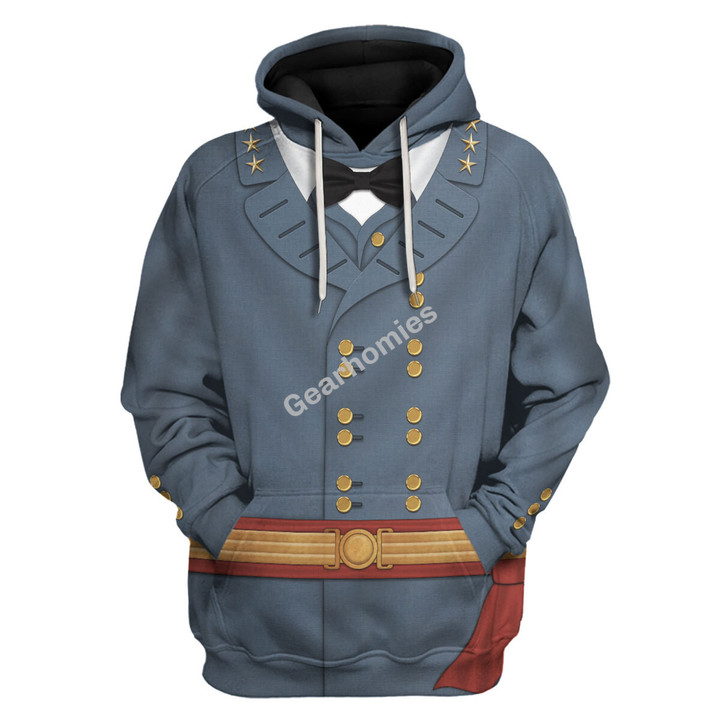 Robert E. Lee American Confederate General Historical Hoodies Pullover Sweatshirt Tracksuit