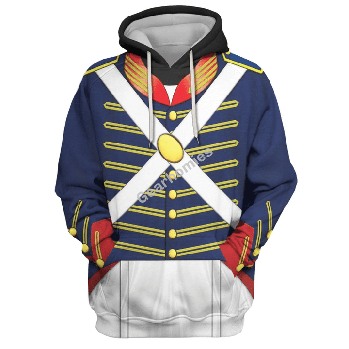 War of 1812 (1812-1815) US Army Historical Hoodies Pullover Sweatshirt Tracksuit