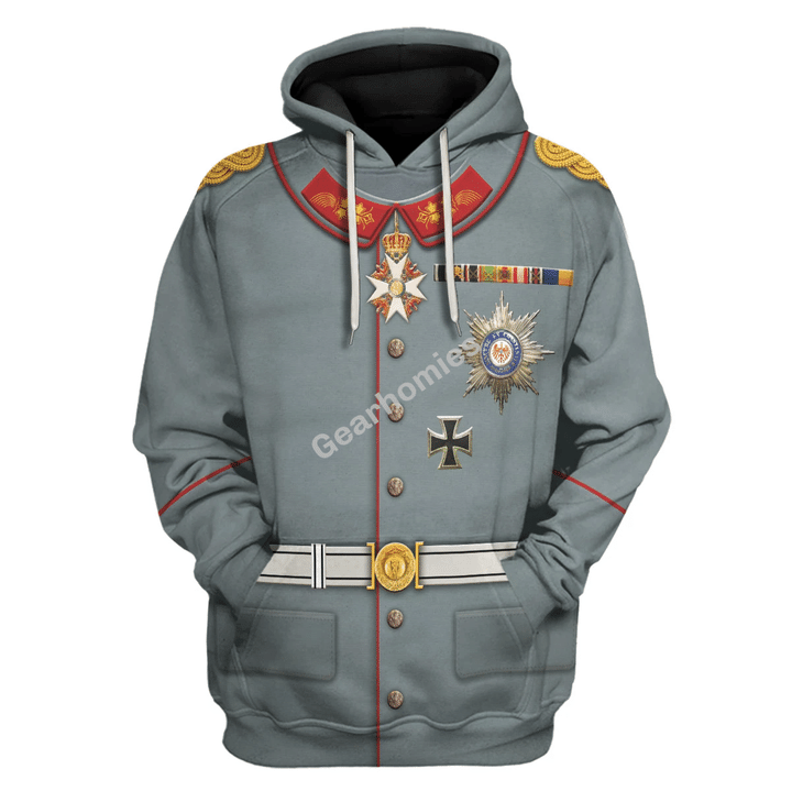 Wilhelm II Former German Emperor Historical Hoodies Pullover Sweatshirt Tracksuit