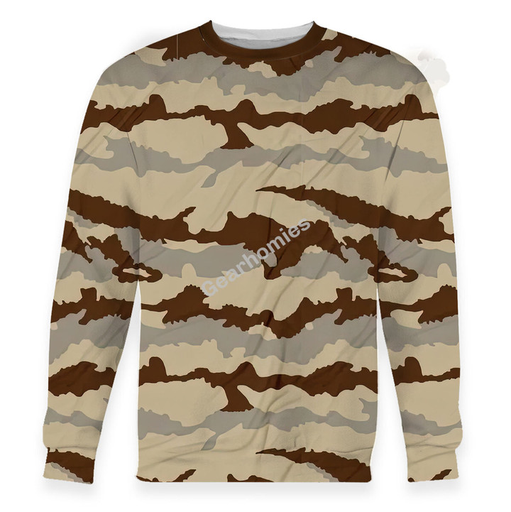 Camouflage Daguet Desert Camouflage Sweatshirt