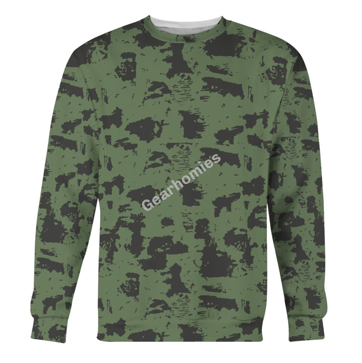 Australian Camouflage Patterns Australian Military Forces (AMF) Arose During the Vietnam War Sweatshirt