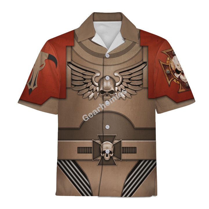 GearHomies Unisex Hawaiian Shirt Terminator Armor Minotaur 3D Costumes