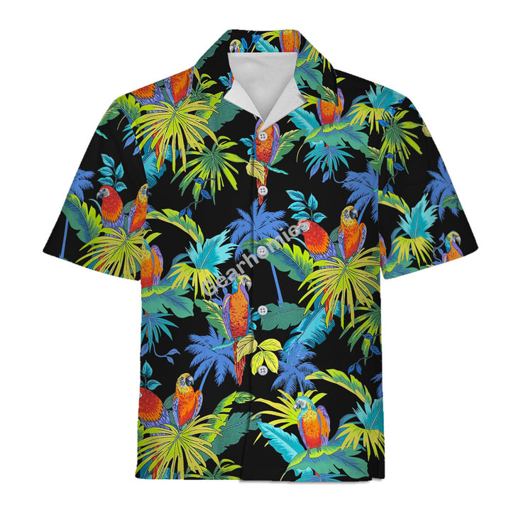 Gearhomies Hawaiian Shirt RJC Jungle Parrots by "Max Payne" Outfit Cosplay Apparel