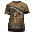 Faith Over Fear 3D All Over Print Hoodie Sweatshirt
